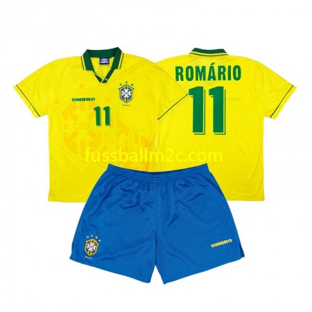 Fußballtrikots Brasilien Romario 11 Retro Kinder Heim Trikotsatz 1994 Fußballtrikots Brasilien Romario 11 Retro Kinder Heim Trikotsatz 1994